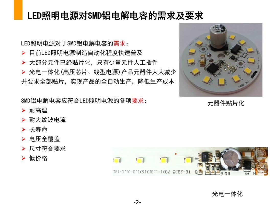 LED電源貼片電容